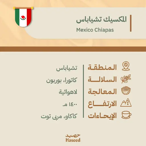 حبوب قهوة محمّصة | المكسيك تشياباس