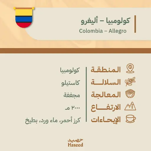 Roasted Coffee Beans | Colombia – Allegro