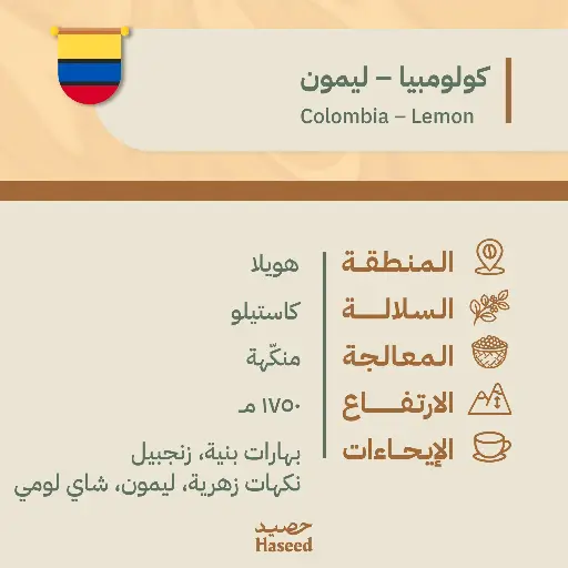 Roasted Coffee Beans | Colombia – Lemon