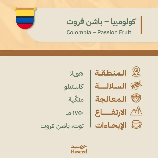 Roasted Coffee Beans | Colombia – Passion Fruit